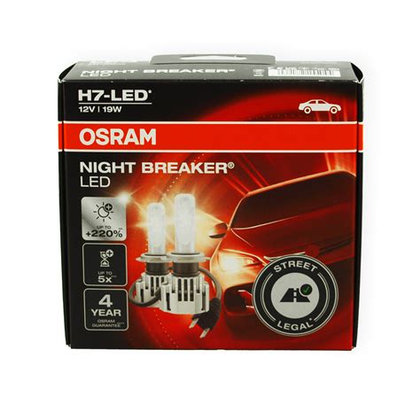 X Osram H Night Breaker Led Gl Hlampe Mehr Helligkeit