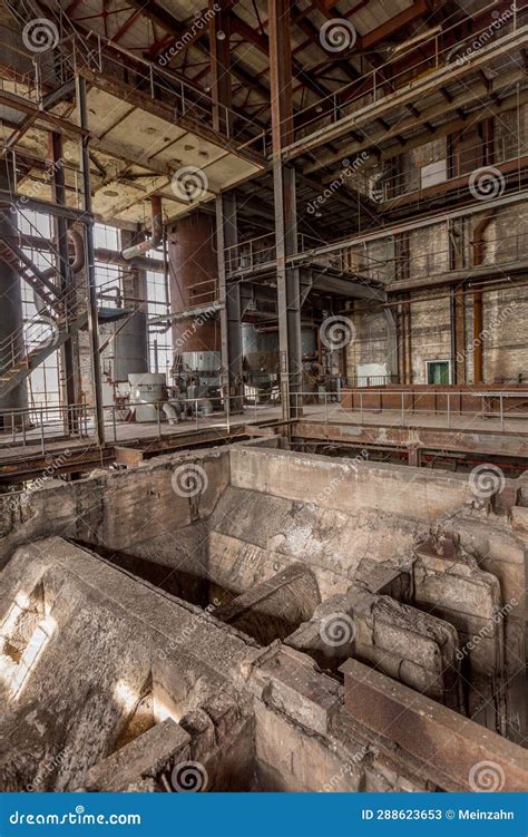 Control Board In Old Abandoned Charcoal Power Plant In Peenemuende