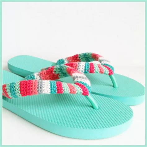 20 Creative Ways To Make Diy Flip Flops Crochet Flip Flops Crochet