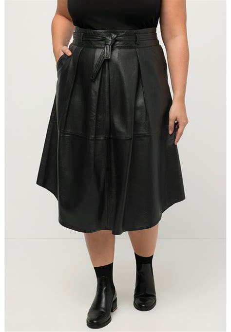 Ulla Popken A Line Skirt Noir Black Zalando De