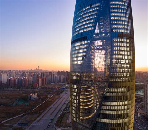 'leeza SOHO tower' by zaha hadid architects opens in beijing