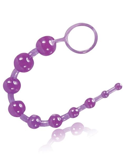 Blush Basic Anal Beads Purple By Blush Novelties Cupids Lingerie