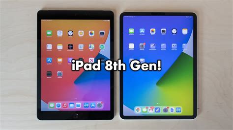 2020 Ipad 8th Gen Unboxing And Comparison To 2020 Ipad Pro Youtube