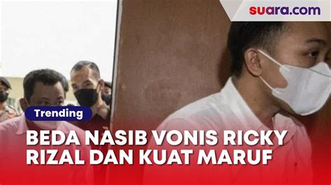 Bagai Langit Dan Bumi Beda Nasib Ricky Rizal Dan Kuat Maruf Di Sidang