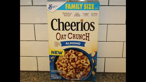 Cheerios Almond Oat Crunch Cereal Review Youtube