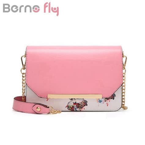 Berno Fly New Crossbody Bag For Women Flower Print Shoulder Messenger