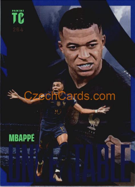 Football Soccer Kylian Mbappe Panini Top Class Unbeatable Blue