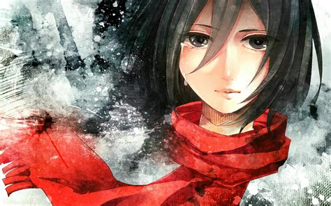 Papel De Parede HD Para Desktop Anime Eren Yeager Mikasa Ackerman