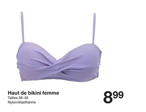 Promo Haut De Bikini Femme Chez Zeeman Icatalogue Fr