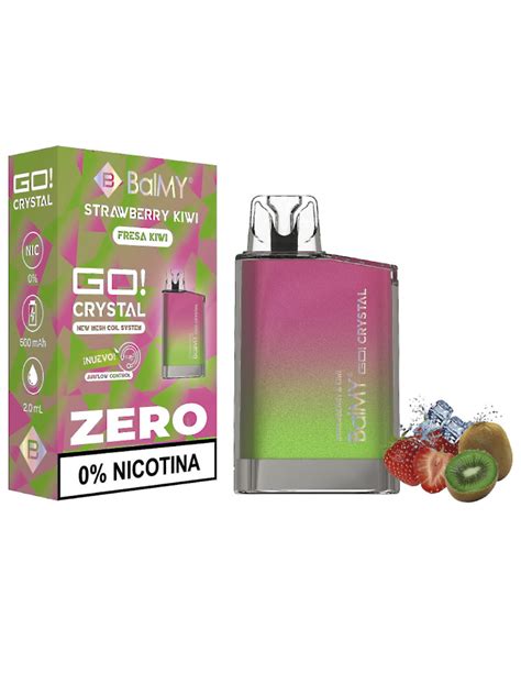 Balmy Go Crystal Fresa Kiwi Sin Nicotina Distribuci N Mayorista