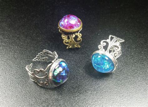 Handmade Faerie Magick Ring 8 Colors To By Theeenchantedchest Unique