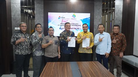 Penandatanganan Mou Pt Mutuagung Lestari Tbk Dengan Pt Saranawisesa