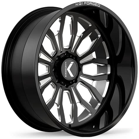 Kg1 Forged Kc003 Revile 26x16 Gloss Black Machined Rev Wheels And Rims