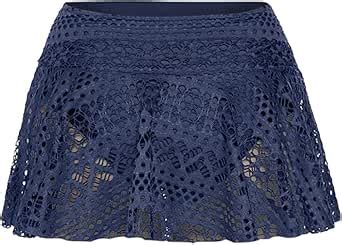 Skort Pizzo Rock Bottom Bikini Costume Da Bagno Corto Per Calze