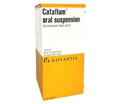 CATAFLAM SUSP 1 8 MG ML X 120 ML CefaMarket