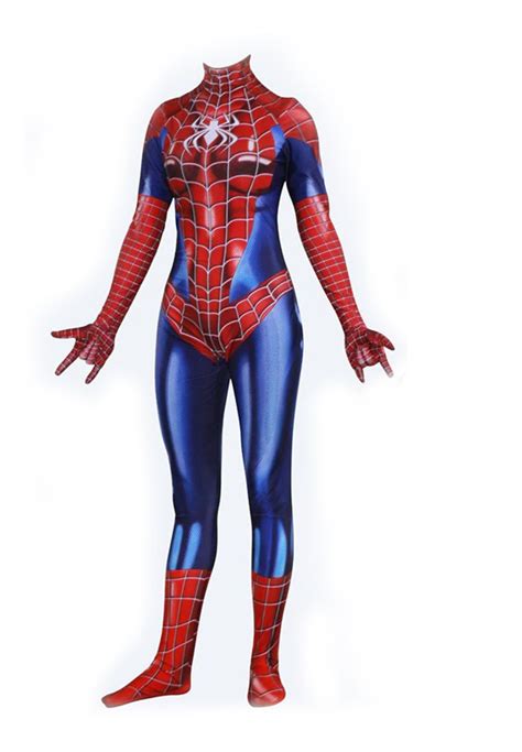 Spiderman Spider Woman Girl Zentai Disfraz Cosplay Mujer Meses Sin