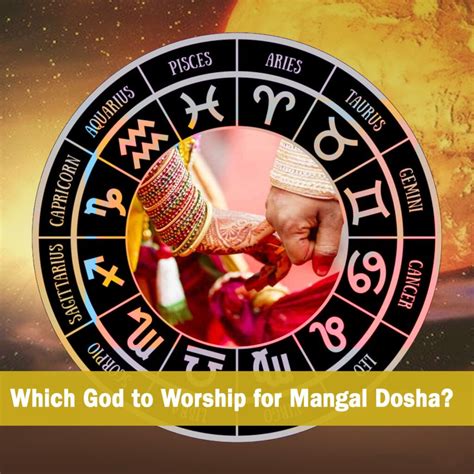 Which God To Worship For Mangal Dosha Astrology