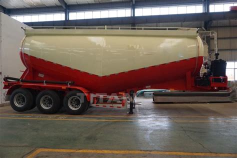 TITAN VEHICLE 3 Axles Bulk Cement Bulker Transporter Tank Tanker Semi