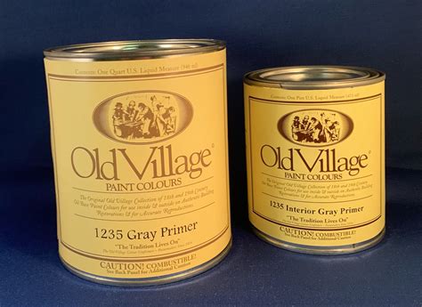 Oil Metal Primer ~ Metal & Wood (1234-1237) – Old Village Paint