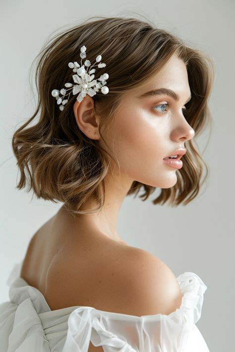 Bride Hair Cuts In Short Wedding Hair Short Hair Bride Short