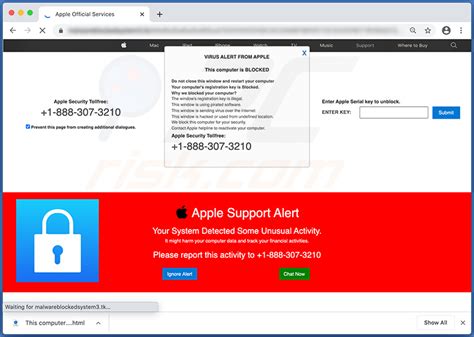 Virus Alert From Apple Pop Up Scam Mac Removal Steps And Macos