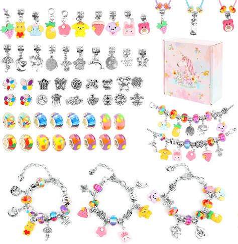 VFANDV Kit Braccialetti Fai Da Te Bambina Regalo Bambina 5 12 Anni 66