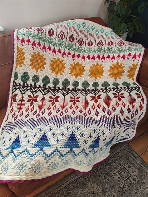 Ravelry The Four Seasons Mosaic Afghan By Abi Mcintyre Crochet