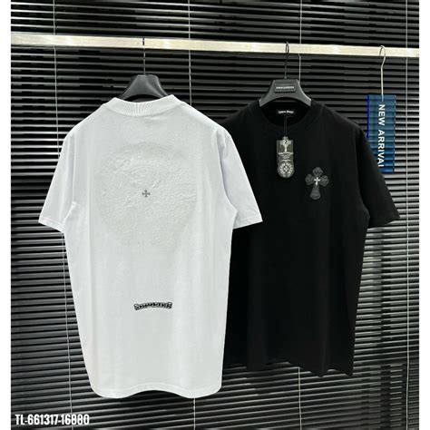 HOTÁo thun Chrome Hearts thêu hình thiết kế hot trend Nam nữ New Shopee Việt Nam