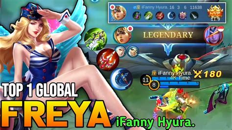 Freya Best Build 2023 Hyper Top 1 Global Freya 2023 By Ifanny Hyura Mobile Legends Youtube