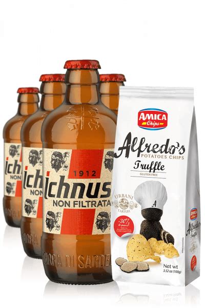 Ichnusa Non Filtrata Da X Cl Amica Chips Tartufo Alfredo S X