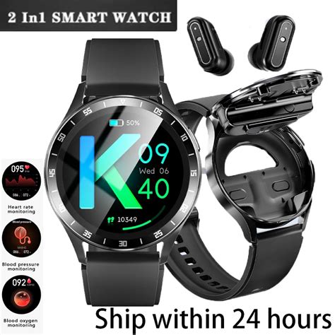 Montre Connect E En Avec Couteurs Bluetooth Tws Moniteur De Fr