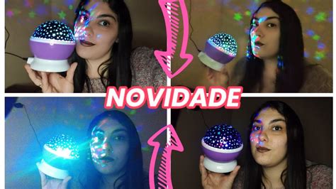 Asmr Uma Novidade Pra Voc S Lumin Ria Projetor Estrelas Objetos