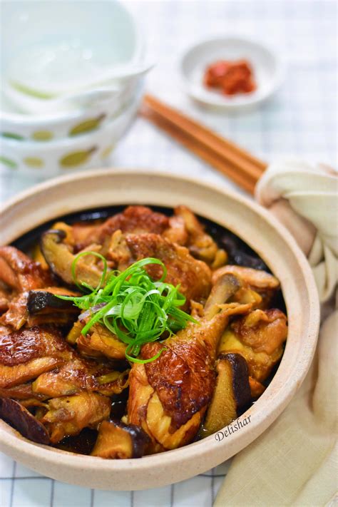 Braised Chicken In Oyster Sauce Delishar Singapore Cooking Recipe