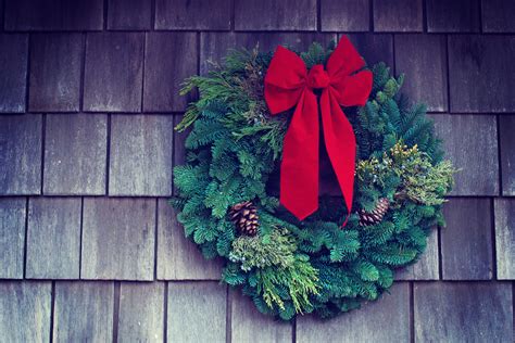 Free Images Flower Green Red Color Tile Blue Wreath Festive