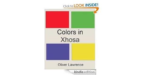 Colors In Xhosa By Oliver S Lawrence