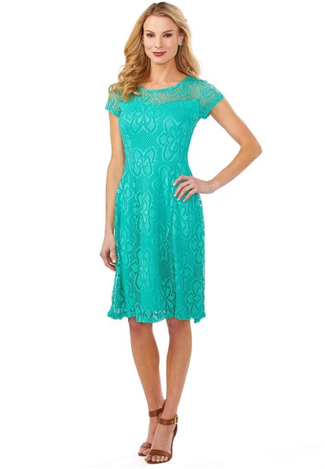 Flower Lace Skater Dress Plus Dresses Cato Fashions Plus Dresses Cute