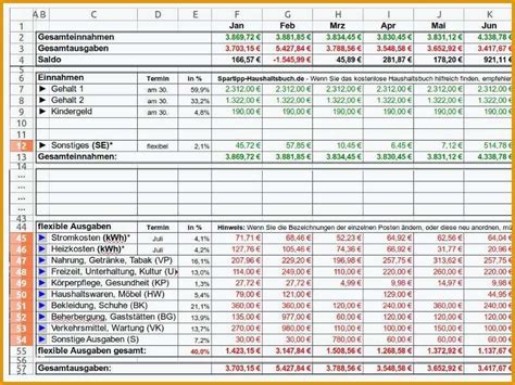 Perfekt Besten Der Excel Haushaltsbuch Vorlage Kostenlos Vorlagen Und