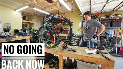 Welding On The Triumph Hardtail Youtube