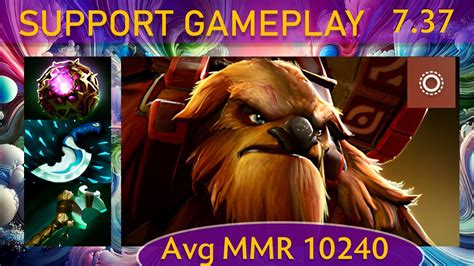 7 37 Earthshaker KDA 24 KP 91 New Patch Support Gameplay Dota