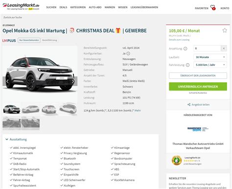 Opel Mokka im Leasing für 88 Euro im Monat netto ntv Autoleasing