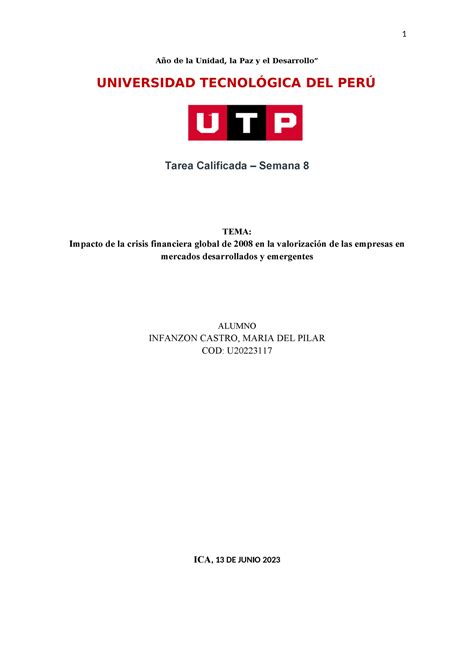 Gerencia De Evaluacion Financiera Semana A O De La Unidad La Paz