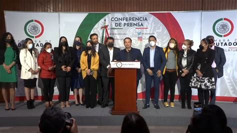 Conferencia De Prensa De Diputadas Y Diputados Del Pan Pri Mc Y Prd