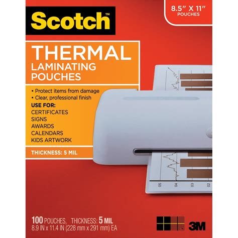 Scotch Thermal Laminating Pouches The Office Point