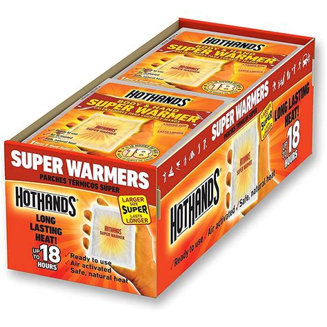 Hothands Body Hand Super Warmers Long Lasting Safe Natural Odorless