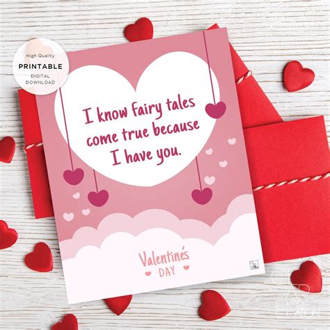 Printable Valentines Day Letter Love Letter Valentines Anniversary