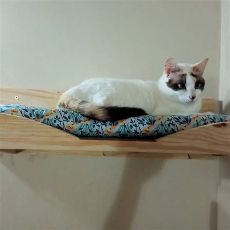 Prateleira Para Gato Cama Big Prateleira Em Madeira Elo7