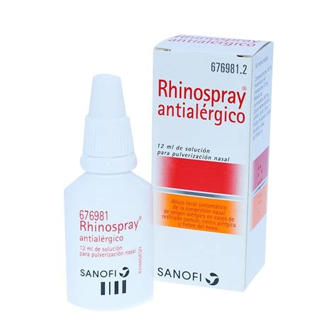 Rhinospray Antialergico Nebulizador Nasal Ml