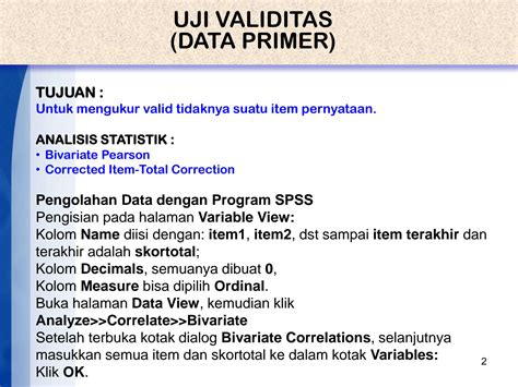 Solution Spss Uji Validitas Dan Reabilitas Studypool