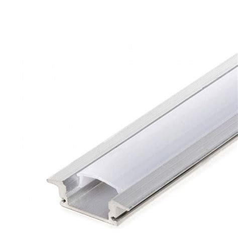 Perfil Aluminio Empotrar Metros Tira Led