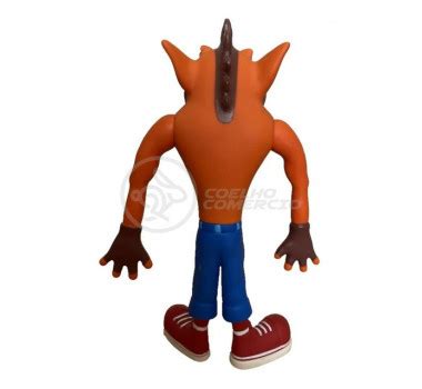 Boneco Action Figure Crash Bandicoot Articulado Grande Super Size Cm